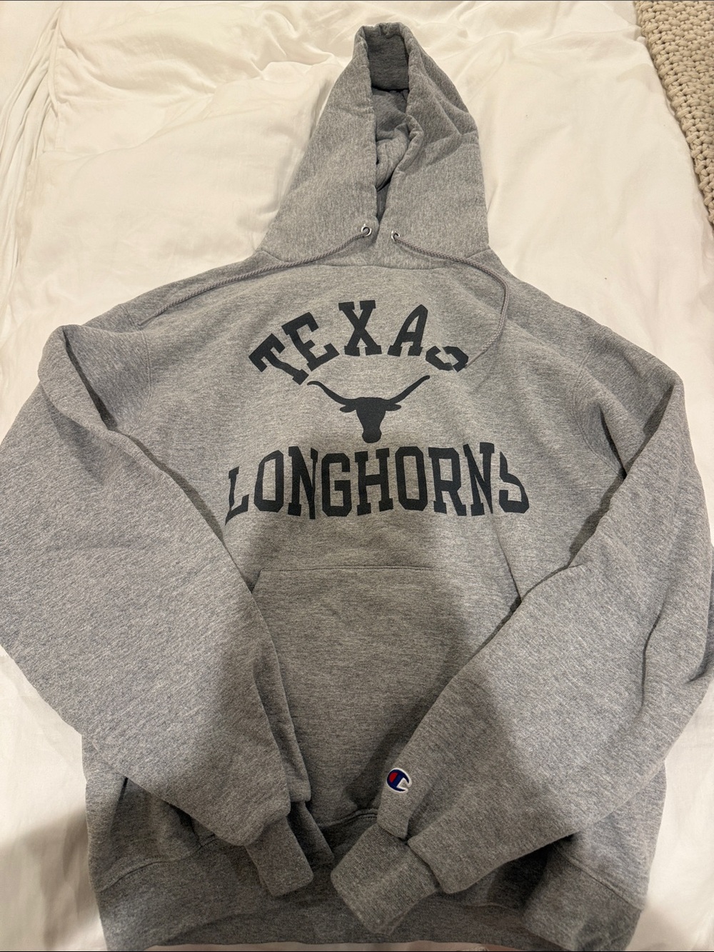 Texas Longhorns Gray Hoodie with Longhorn Logo